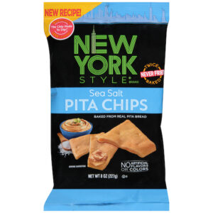 New York Style Sea Salt Pita Chips 8oz 12ct